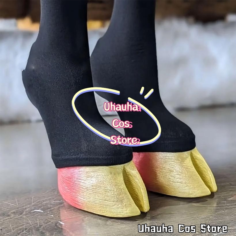 Toe Sock Split - CR6.23*Split Hoof De-mon Cosplay Shoes Gothic