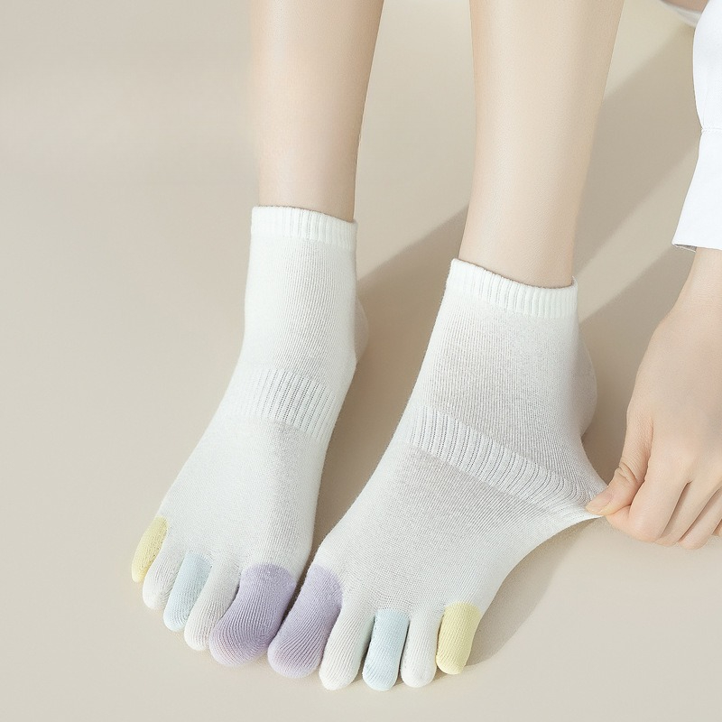 6 pairs Summer thin breathable - Toe Sock Split ulasan dan harga