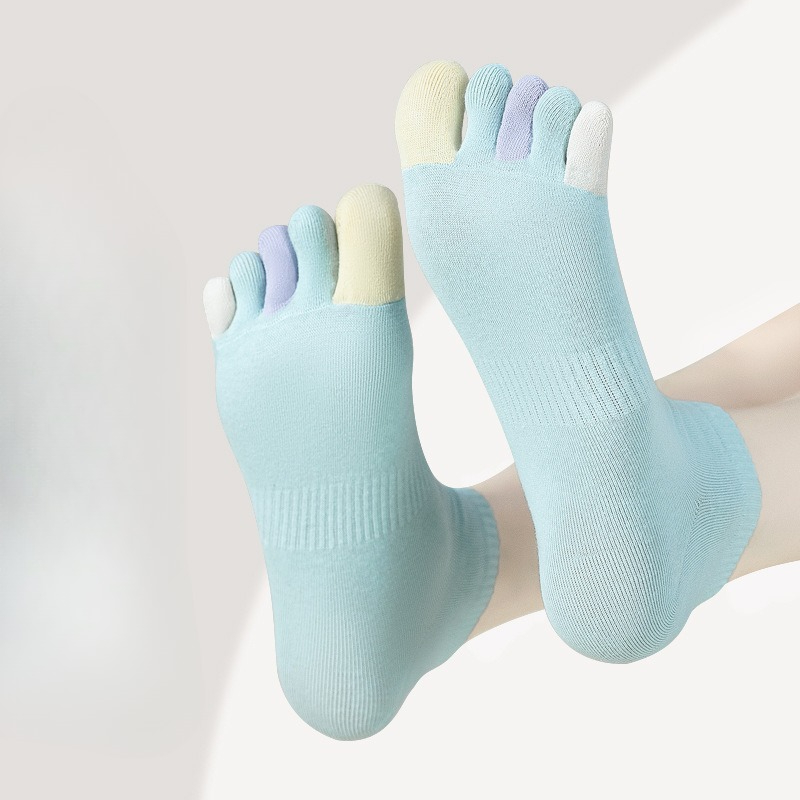 6 pairs Summer thin breathable - Toe Sock Split ulasan dan harga