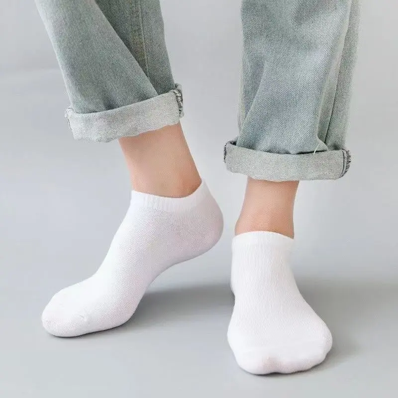 5 Pairs Unisex Casual Plain Co - No Show Sock Women ulasan dan harga