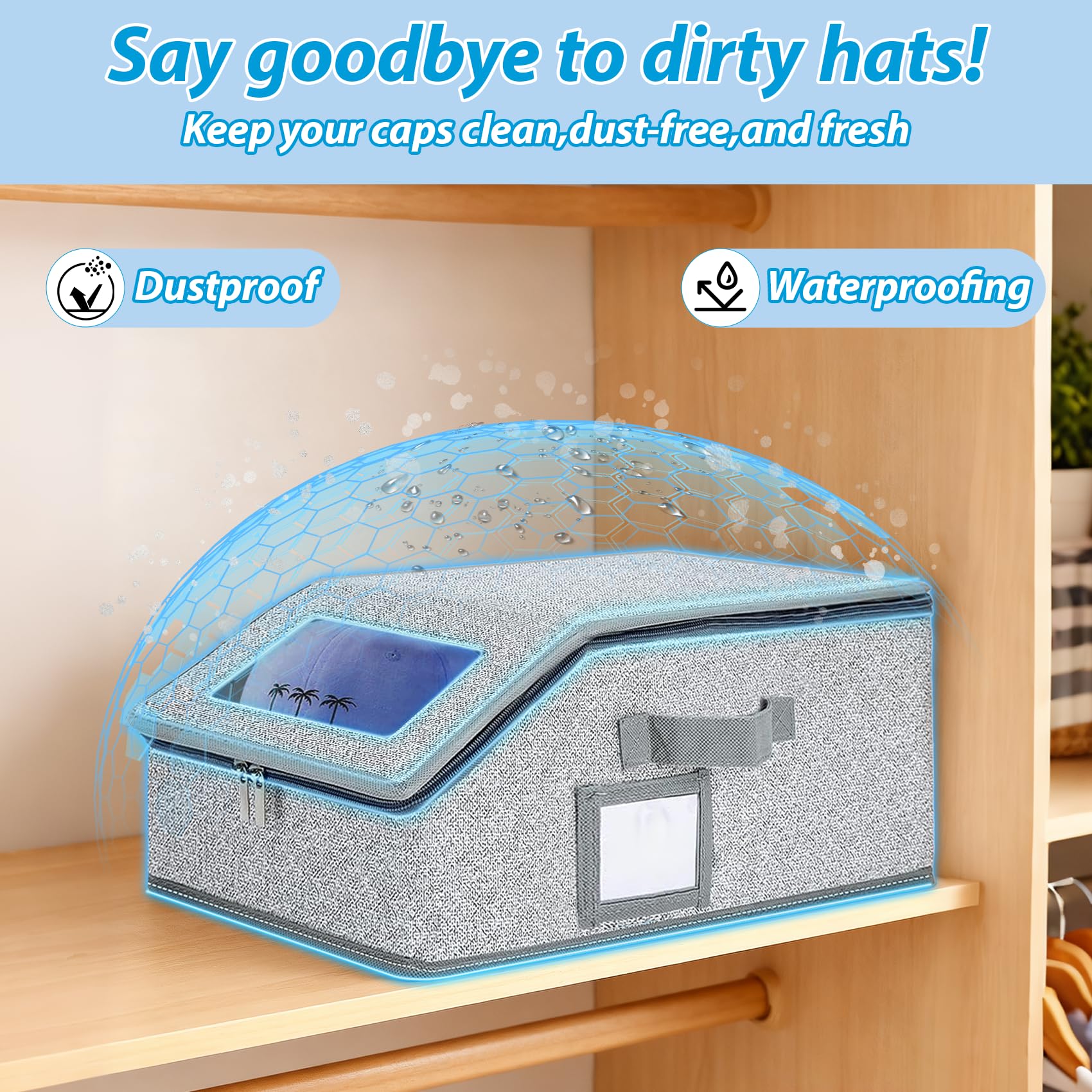 Foldable Zipper Baseball Cap S - Sock Organizer Tray ulasan dan harga