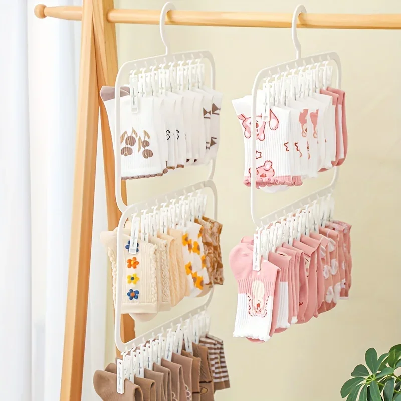 Single/double Layer Multi-func - Sock Organizer Tray ulasan dan harga