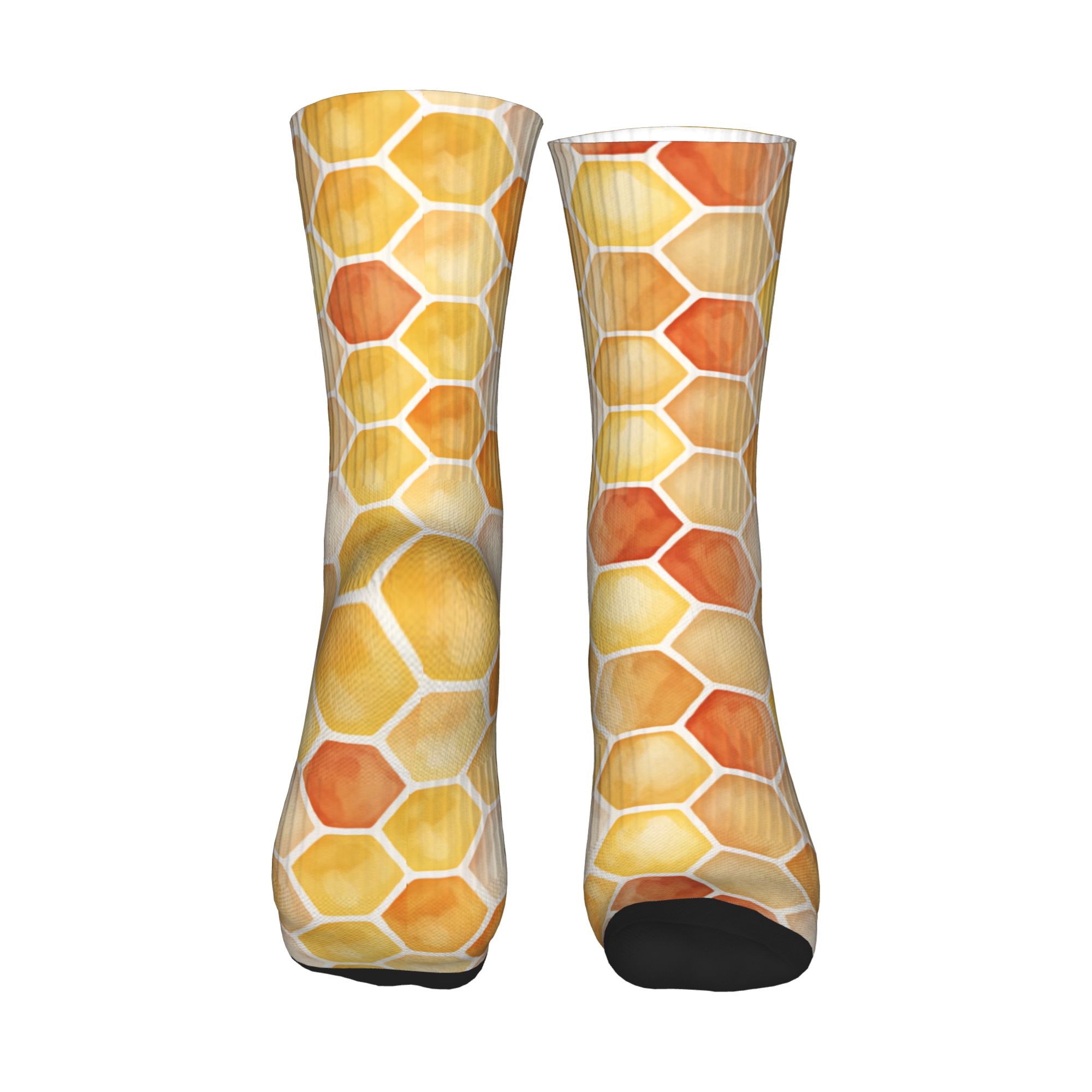 Warm Sunset Watercolor Honeyco - Dress Sock Men ulasan dan harga