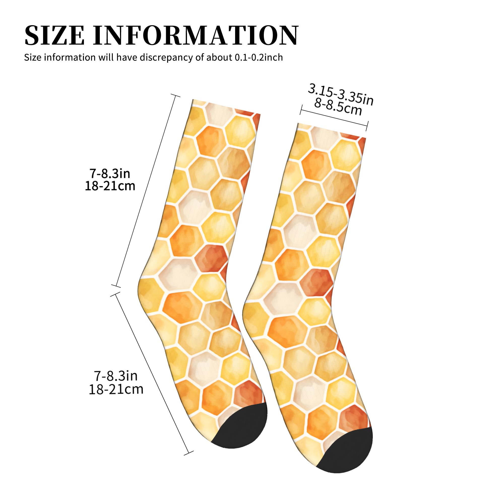 Warm Sunset Watercolor Honeyco - Dress Sock Men ulasan dan harga