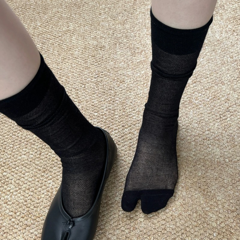 White Split Toe Socks for Wome - Toe Sock Split ulasan dan harga