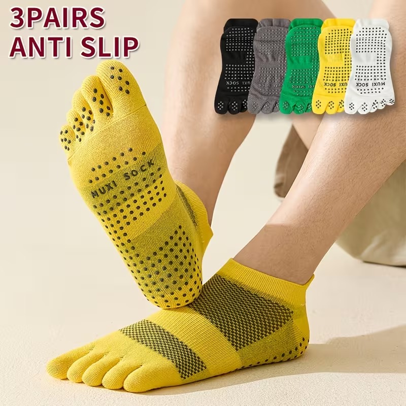Men's 3-Pair Toe Socks Anti-Sl - Toe Sock Split ulasan dan harga