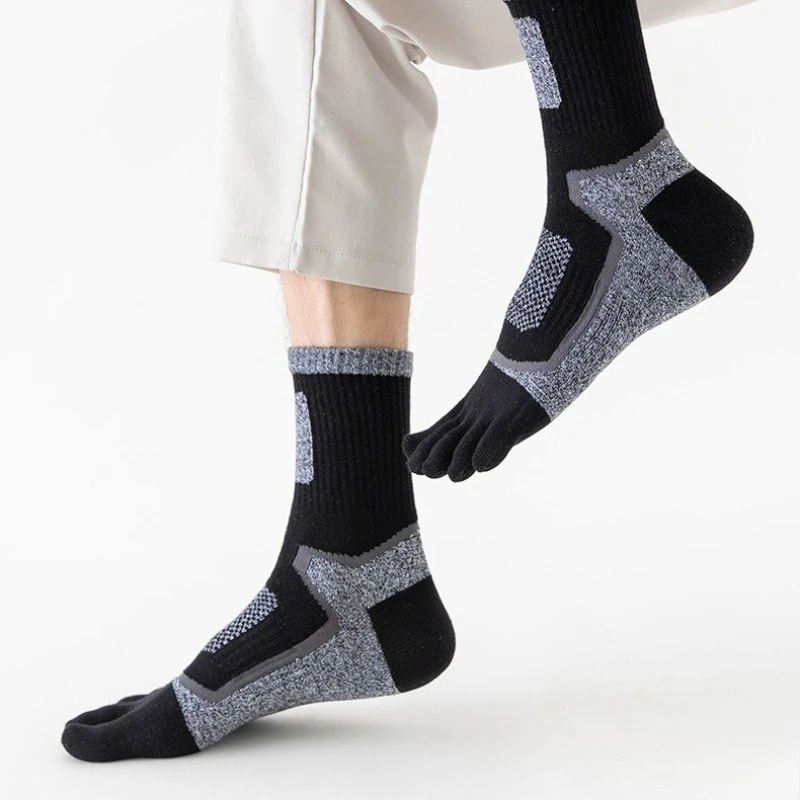 3 Pairs Men Sports Five Finger - Toe Sock Split ulasan dan harga