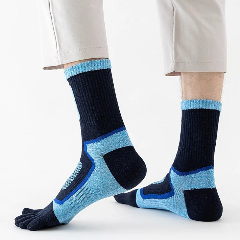 3 Pairs Men Sports Five Finger - Toe Sock Split ulasan dan harga