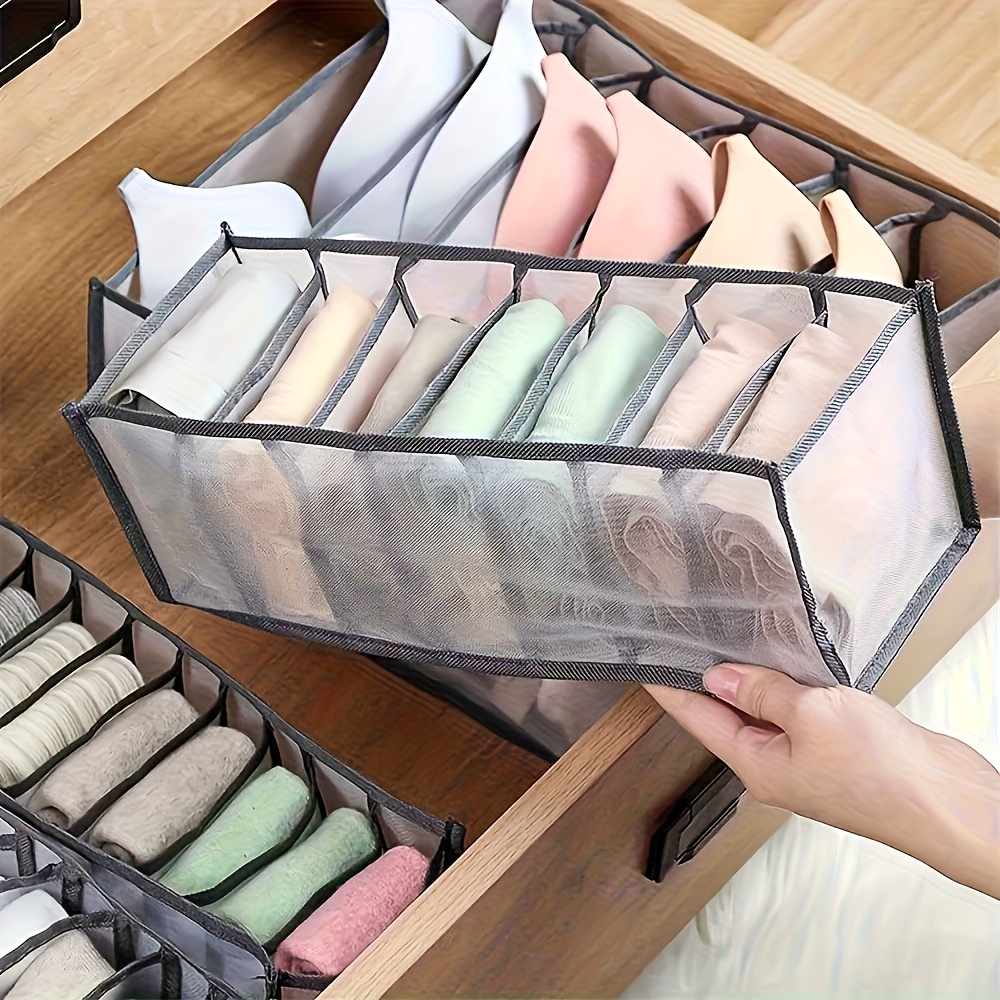 7 Grids Underwear Drawer Organ - Sock Organizer Tray ulasan dan harga