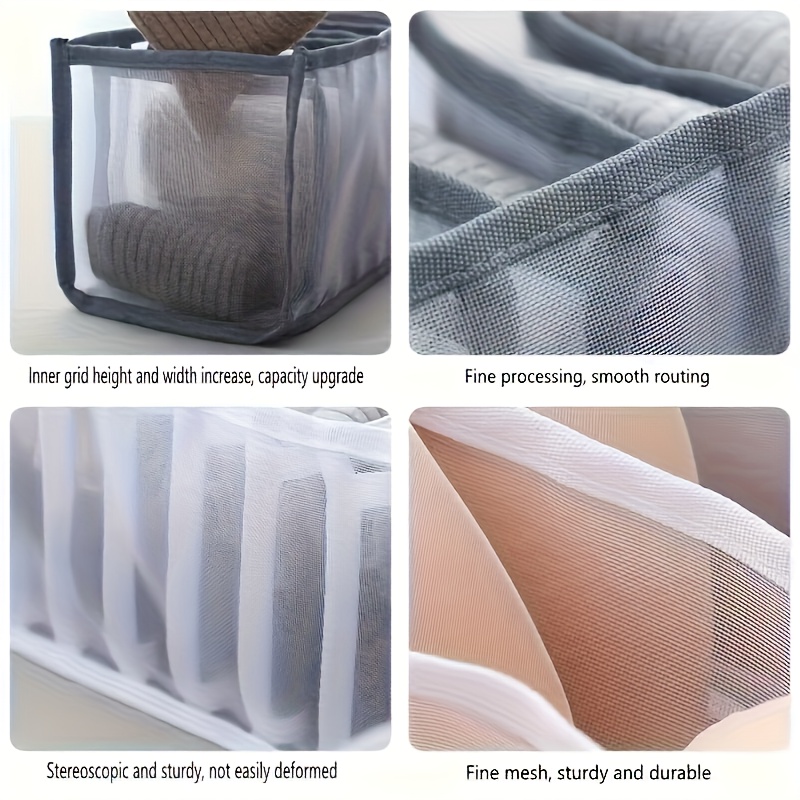 7 Grids Underwear Drawer Organ - Sock Organizer Tray ulasan dan harga