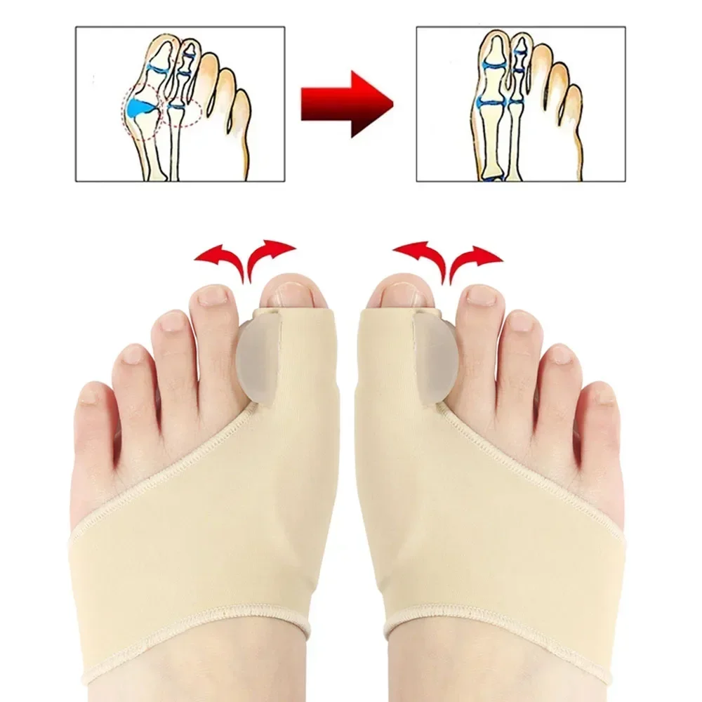 1/2Pair Toe Separator Hallux V - Ankle Brace Sock ulasan dan harga
