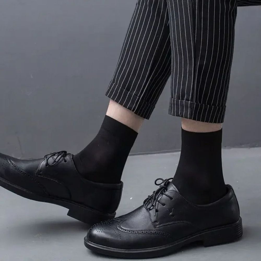 10pairs Casual Breathable Men  - Silk Sock Bamboo ulasan dan harga