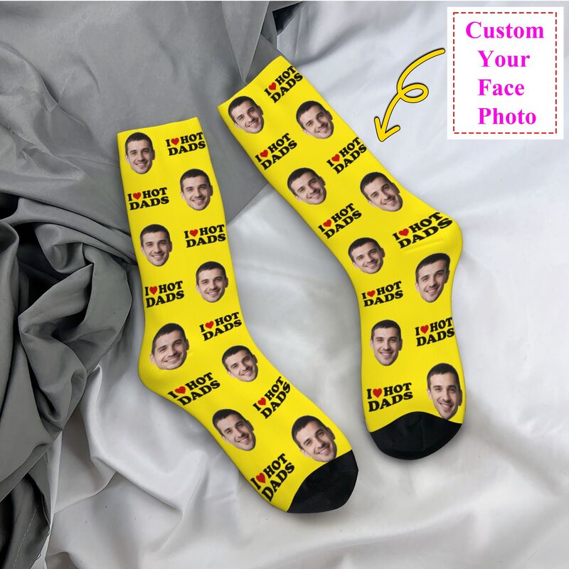 I Love Hot Dads Custom Dress S - Dress Sock Men ulasan dan harga