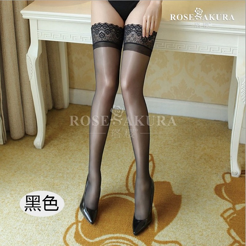 15D Womens Lace Top Silicone S - Thigh High Sock Stay Up ulasan dan harga