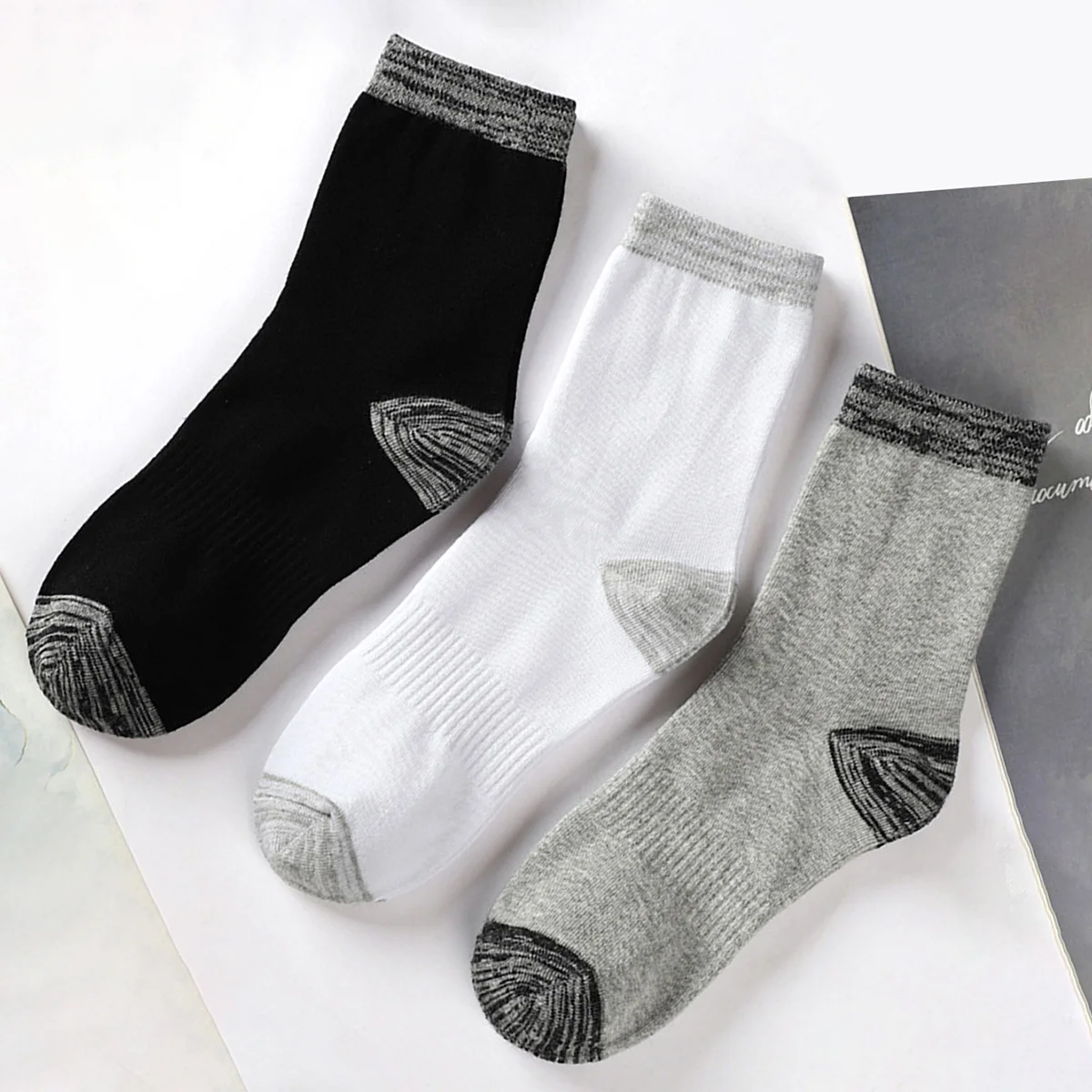 1/5 Pairs Men's Athletic Socks - Athletic Sock Cushion ulasan dan harga