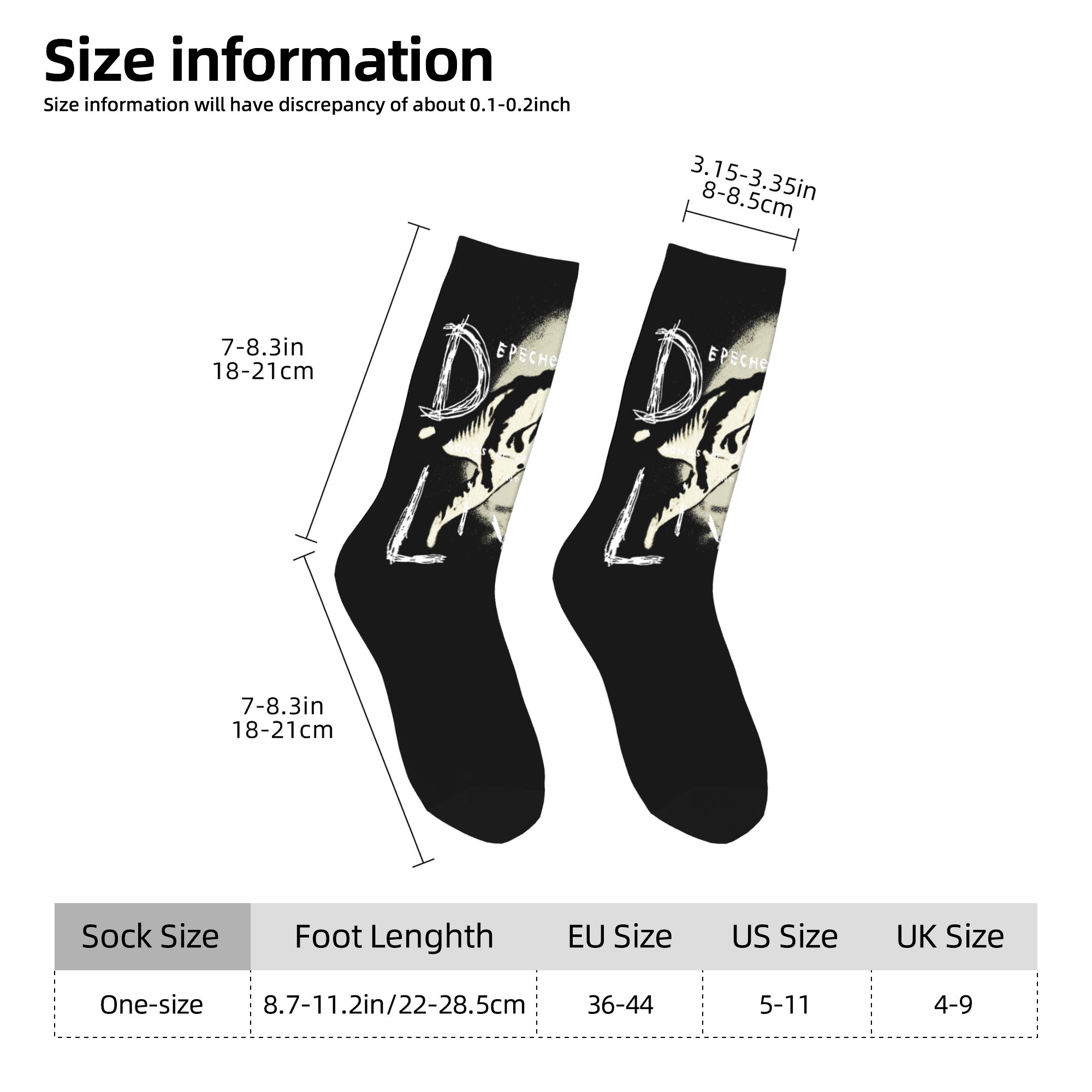 Custom Electronic Rock Depeche - Dress Sock Men ulasan dan harga