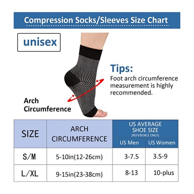 1Pair Ankle Brace Compression  - Ankle Brace Sock ulasan dan harga
