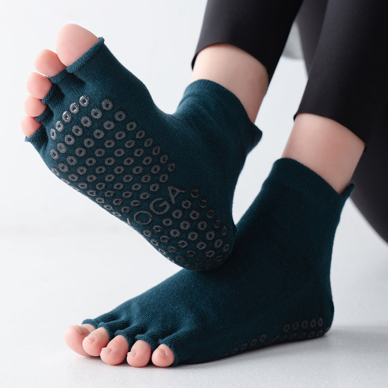 Yoga Socks Half Toe Anti-Slip  - Grip Sock Yoga ulasan dan harga
