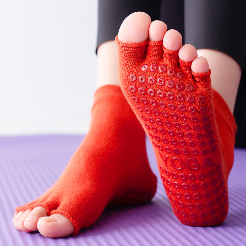 Yoga Socks Half Toe Anti-Slip  - Grip Sock Yoga ulasan dan harga