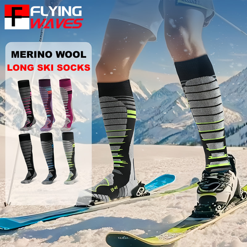 Merino Wool Ski Socks Cold Wea - Thermal Sock Winter ulasan dan harga