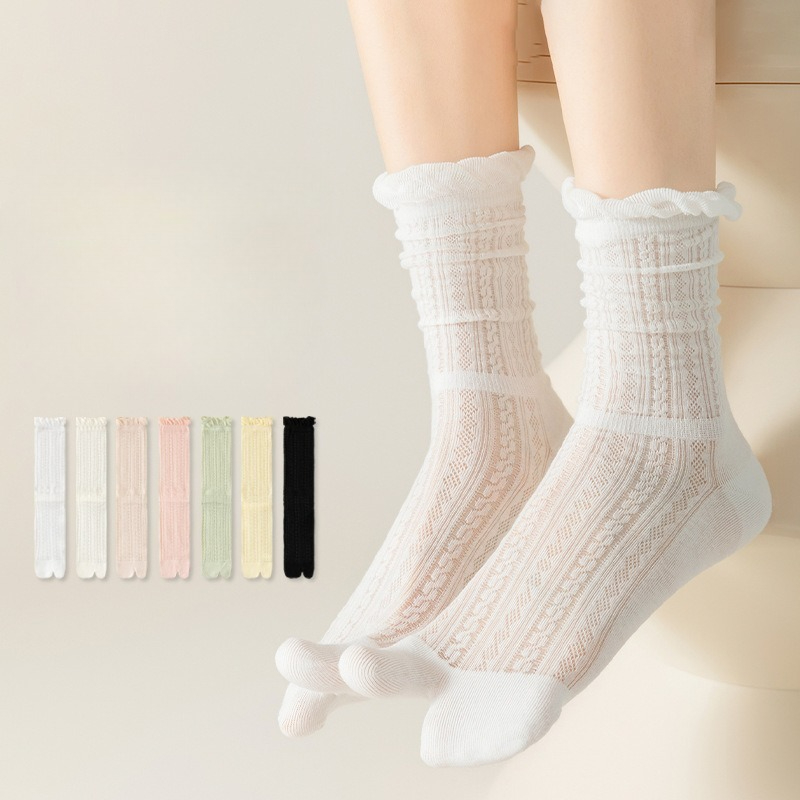 5 Pairs Split-toe Socks Women  - Toe Sock Split ulasan dan harga