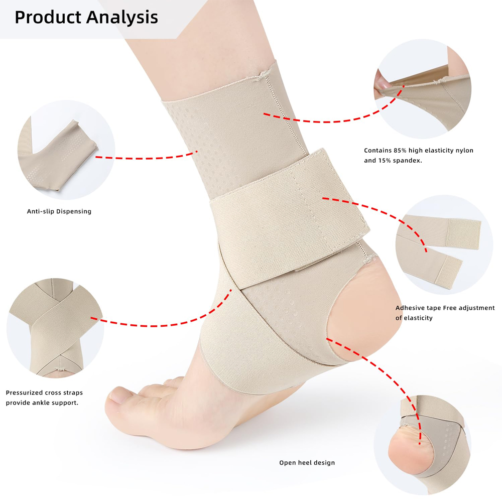1Pcs Adjustable Compression An - Ankle Brace Sock ulasan dan harga
