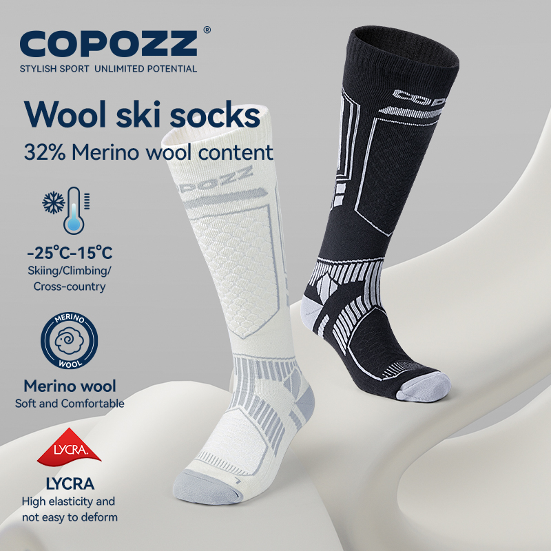 COPOZZ New Winter Ski Socks Me - Thermal Sock Winter ulasan dan harga