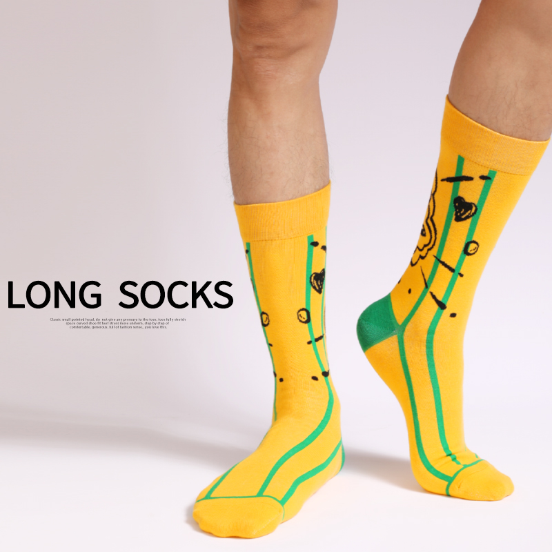 5Pairs Mens Fun Dress Socks, P - Cotton Crew Sock Pack ulasan dan harga
