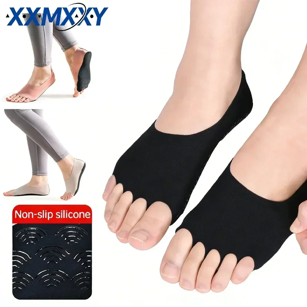 1Pair Toeless Yoga Pilates Soc - Grip Sock Yoga ulasan dan harga