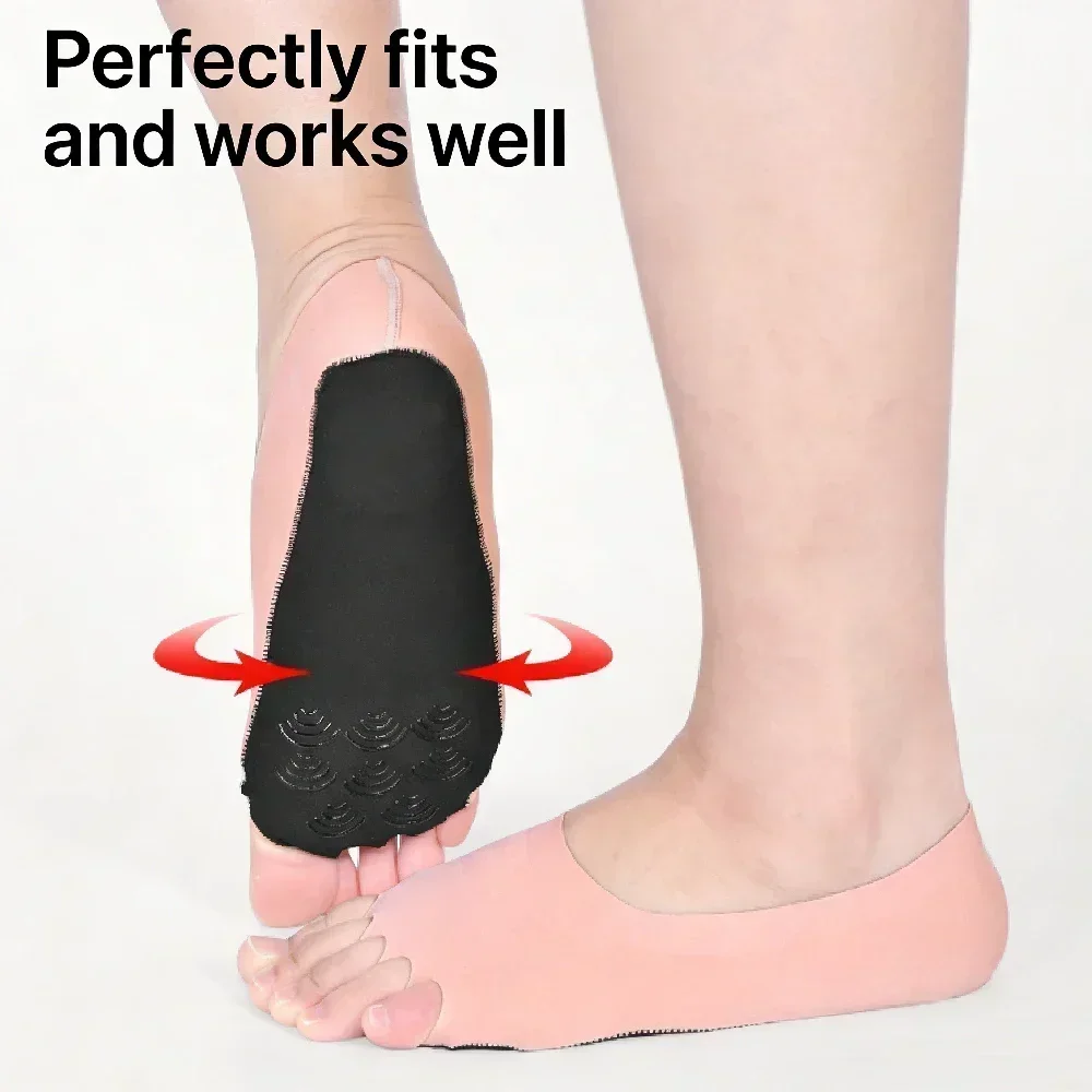 1Pair Toeless Yoga Pilates Soc - Grip Sock Yoga ulasan dan harga
