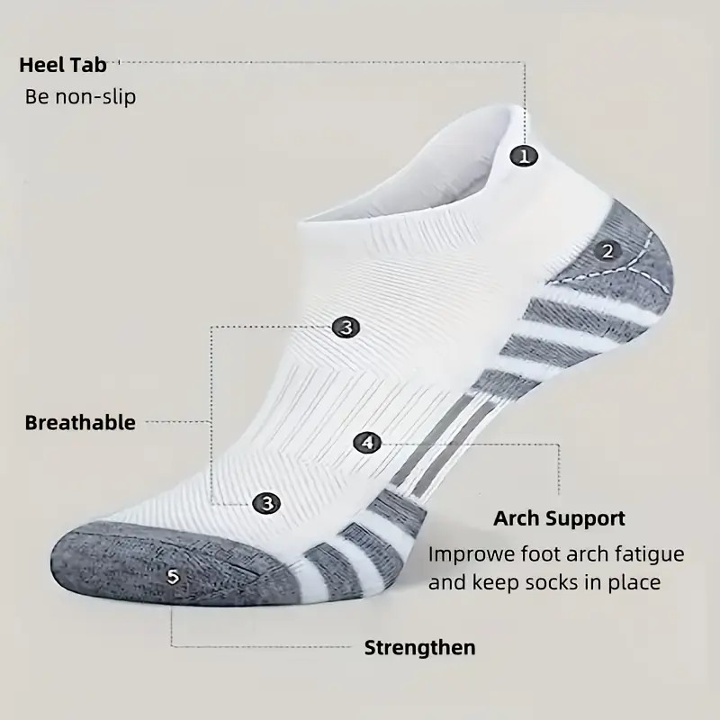 12 Pairs Men Breathable Sports - Ankle Brace Sock ulasan dan harga