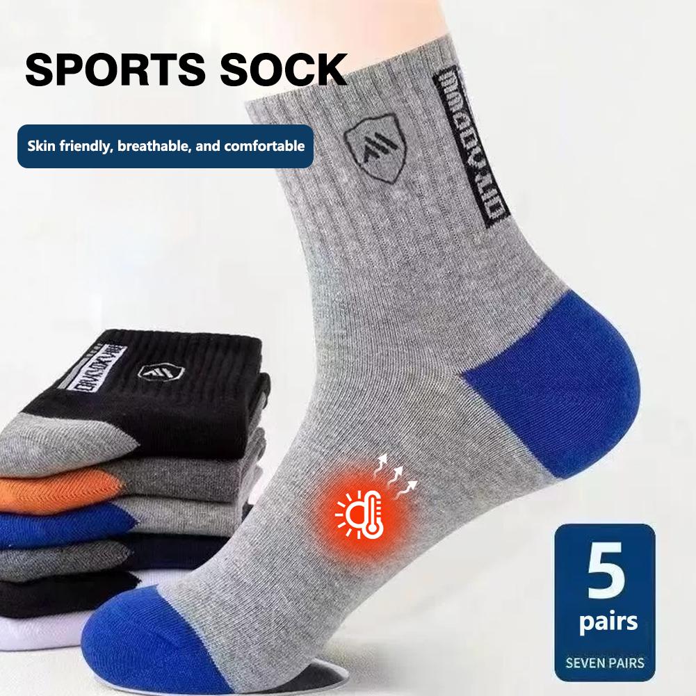 5 Pairs Men's Anti Odor & Anti - Cotton Crew Sock Pack ulasan dan harga