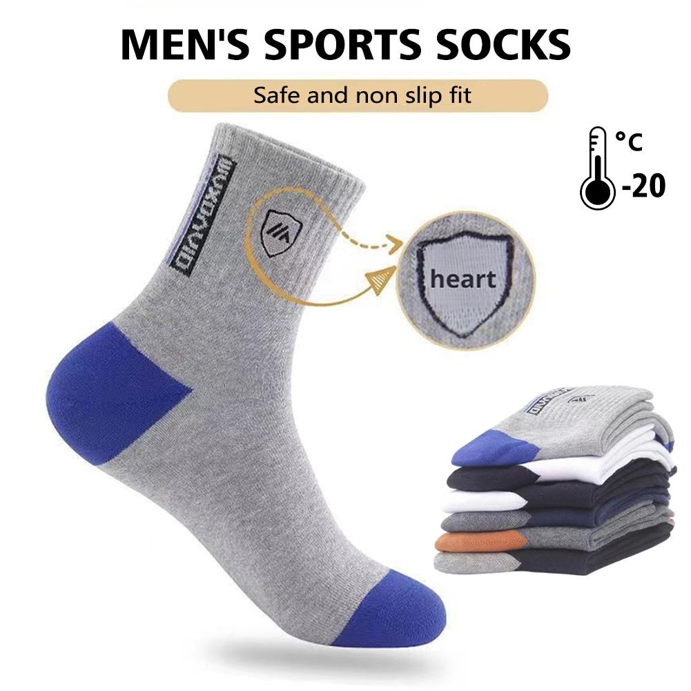 5 Pairs Men's Anti Odor & Anti - Cotton Crew Sock Pack ulasan dan harga