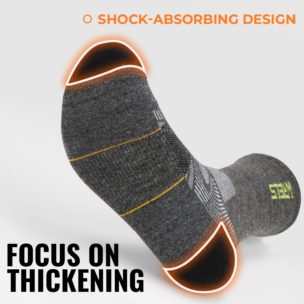 WRELS 1/2/3 Pairs Merino Wool  - Wool Hiking Sock ulasan dan harga
