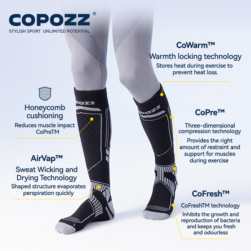 COPOZZ Merino Wool Winter Ski  - Thermal Sock Winter ulasan dan harga