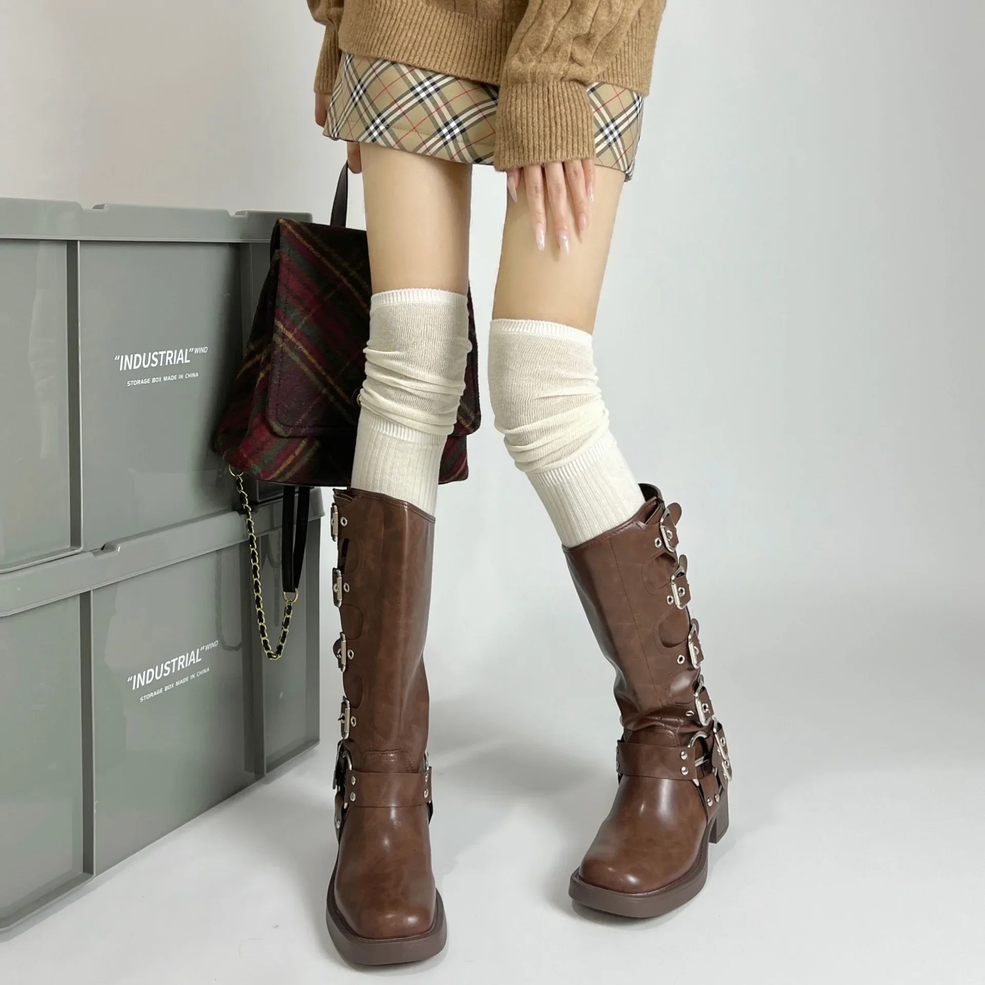 1-10Pairs Women’s Over-the-Kne - Boot Sock Slouchy ulasan dan harga