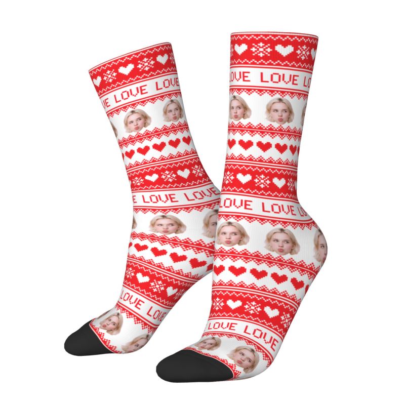 Christmas Personalized Custom  - Dress Sock Men ulasan dan harga