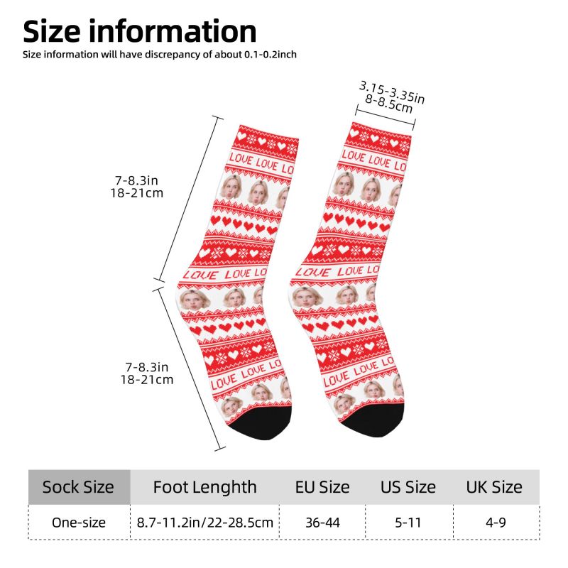 Christmas Personalized Custom  - Dress Sock Men ulasan dan harga