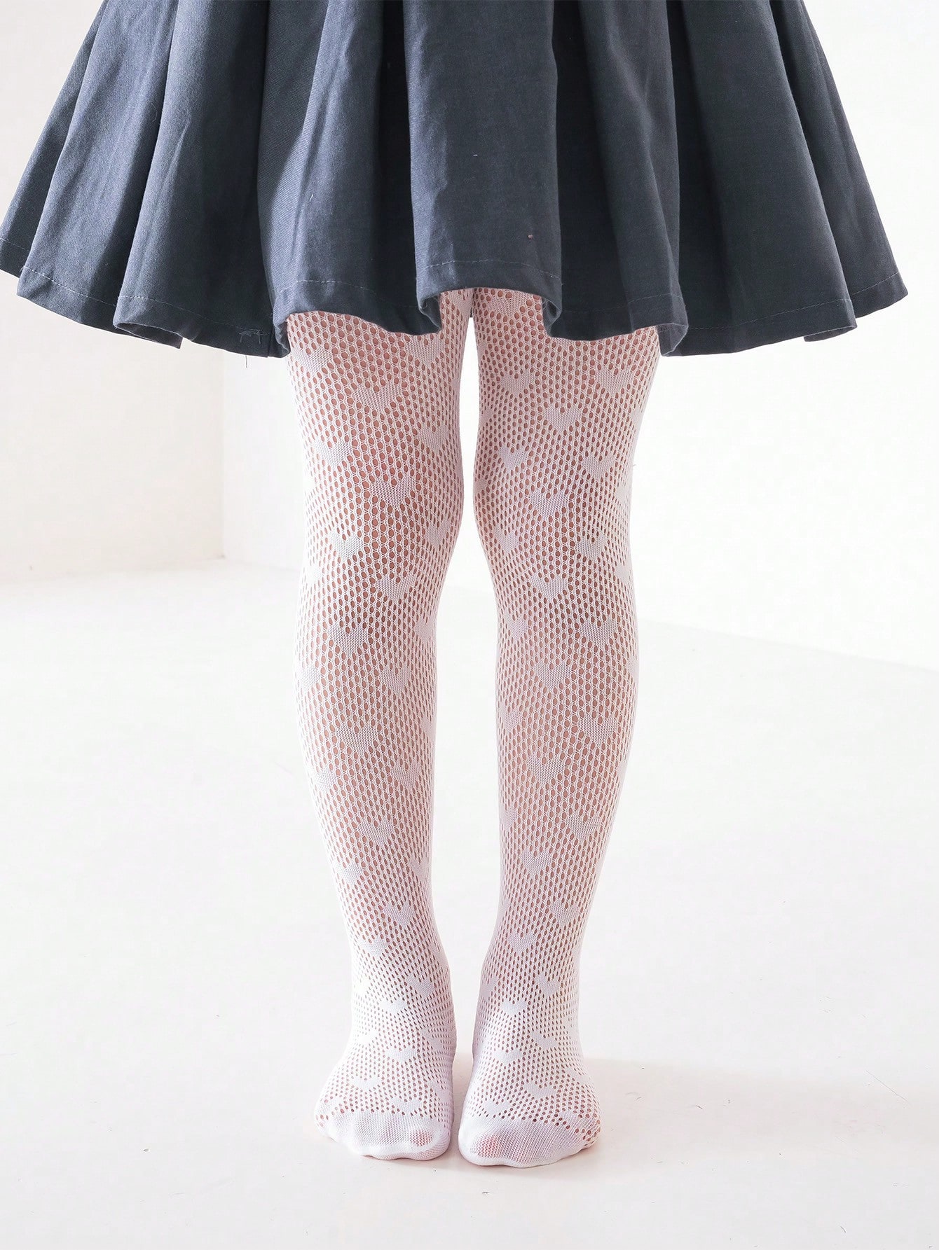 2Pcs Toddler Girls Heart Patte - Tights Pantyhose Sheer ulasan dan harga