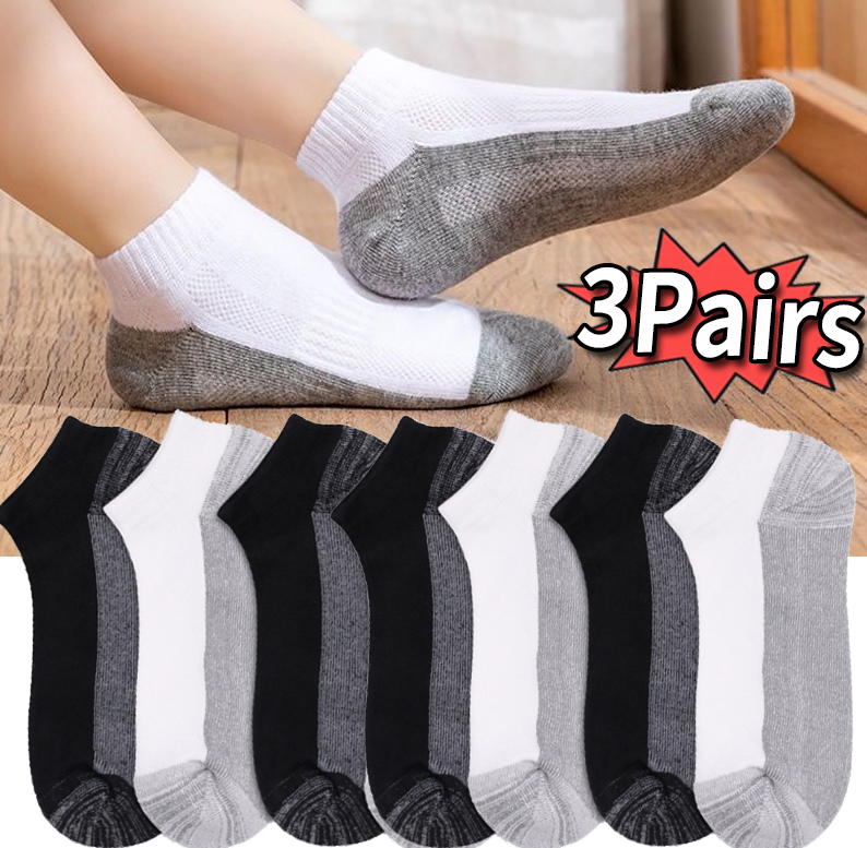 Summer Thin Ankle Socks Men Br - Ankle Sock Low Cut ulasan dan harga