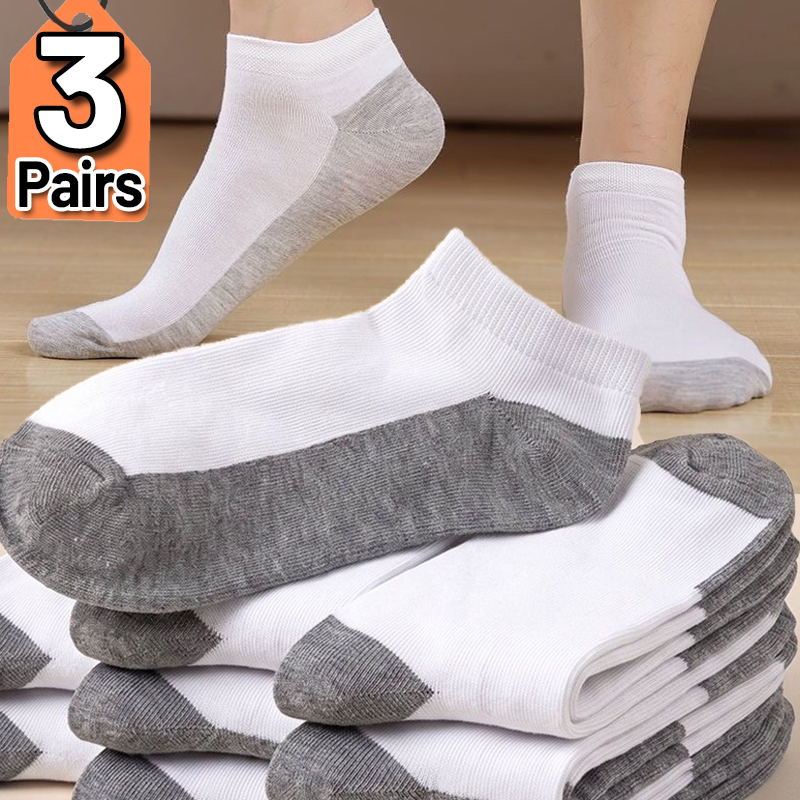 Summer Thin Ankle Socks Men Br - Ankle Sock Low Cut ulasan dan harga