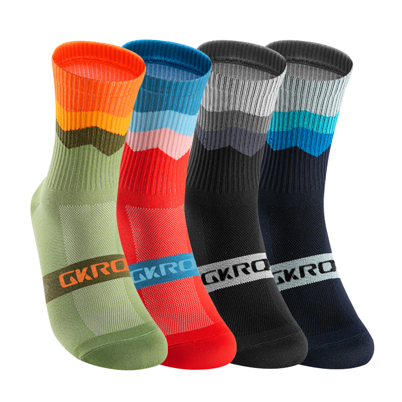 GKRQ 4 Pairs Bike Socks Men Nu - Compression Sock Medical ulasan dan harga