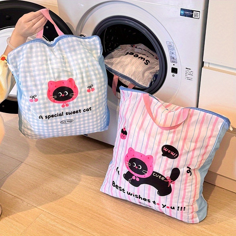 Cute Cat Panda Laundry Bag, Du - Sock Organizer Tray ulasan dan harga