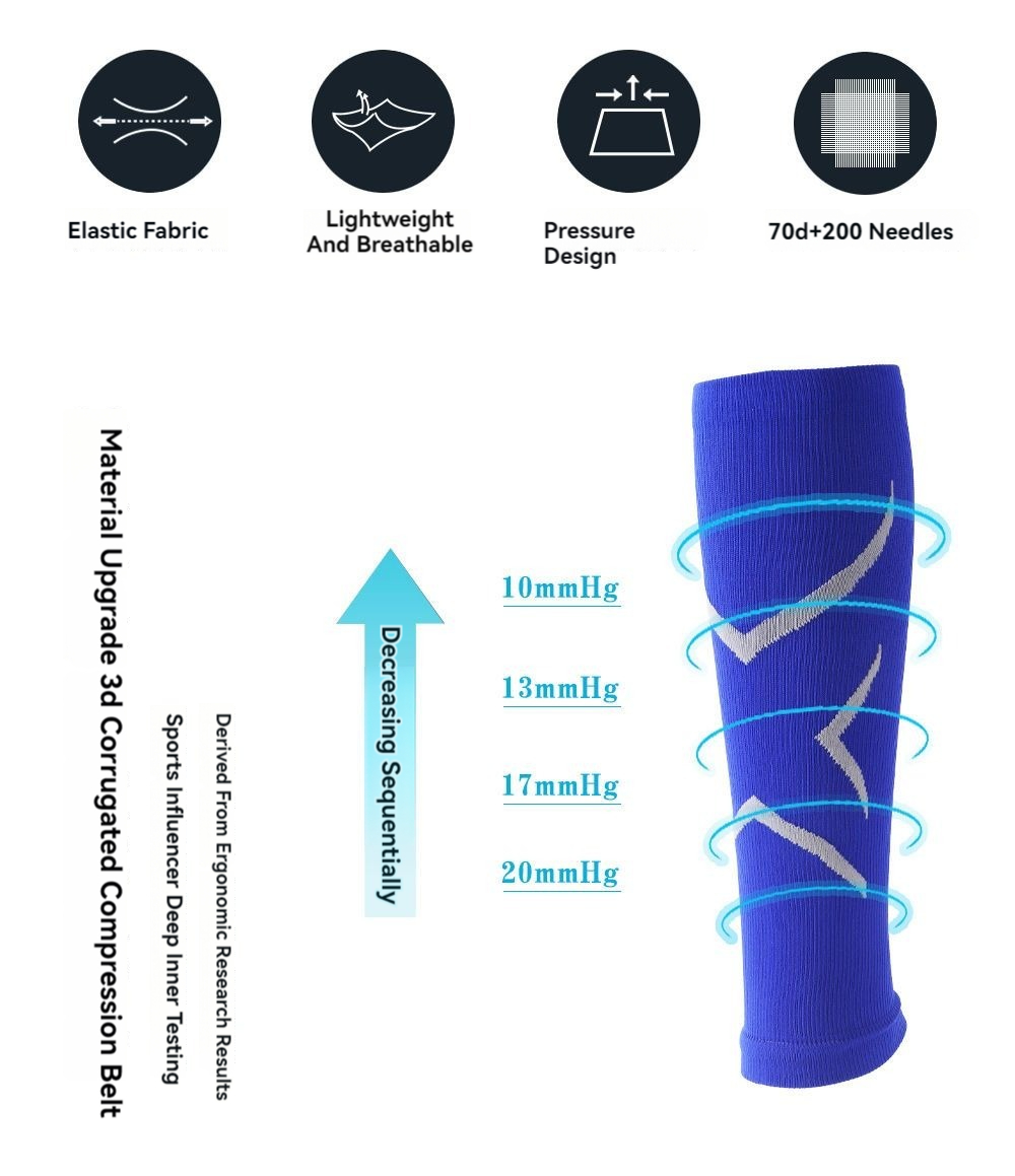 1Pairs Unisex Sports Leg Cover - Compression Sleeve Calf ulasan dan harga