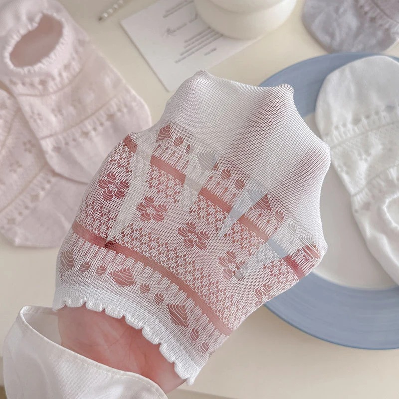Lace Openwork Ballet Socks for - Invisibility Sock Loafer ulasan dan harga