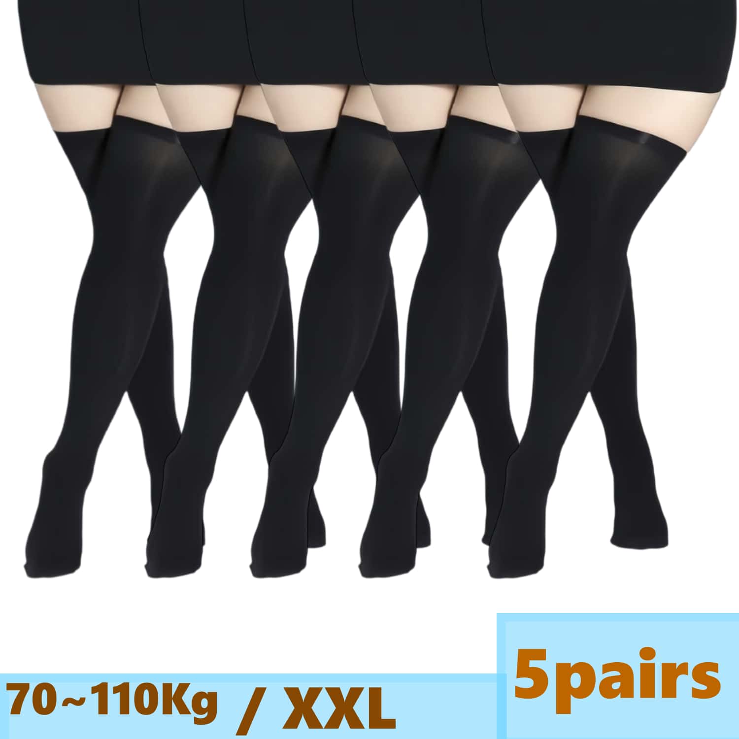 Woman Plus Size Lace Thigh Hig - Thigh High Sock Stay Up ulasan dan harga