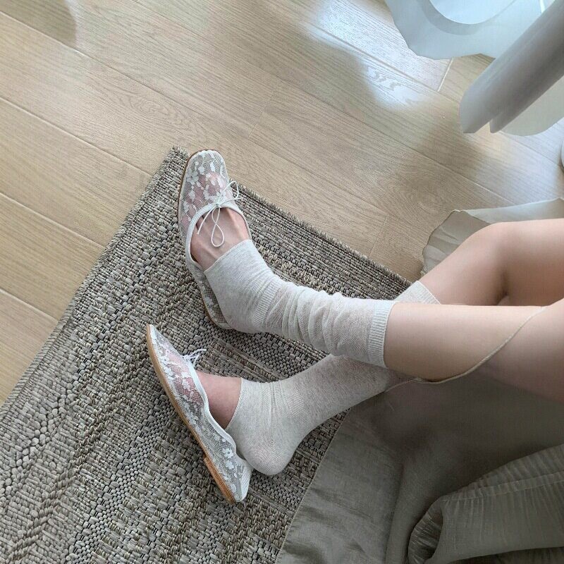 1 Pair Sheer Mesh Slouchy Leg  - Boot Sock Slouchy ulasan dan harga