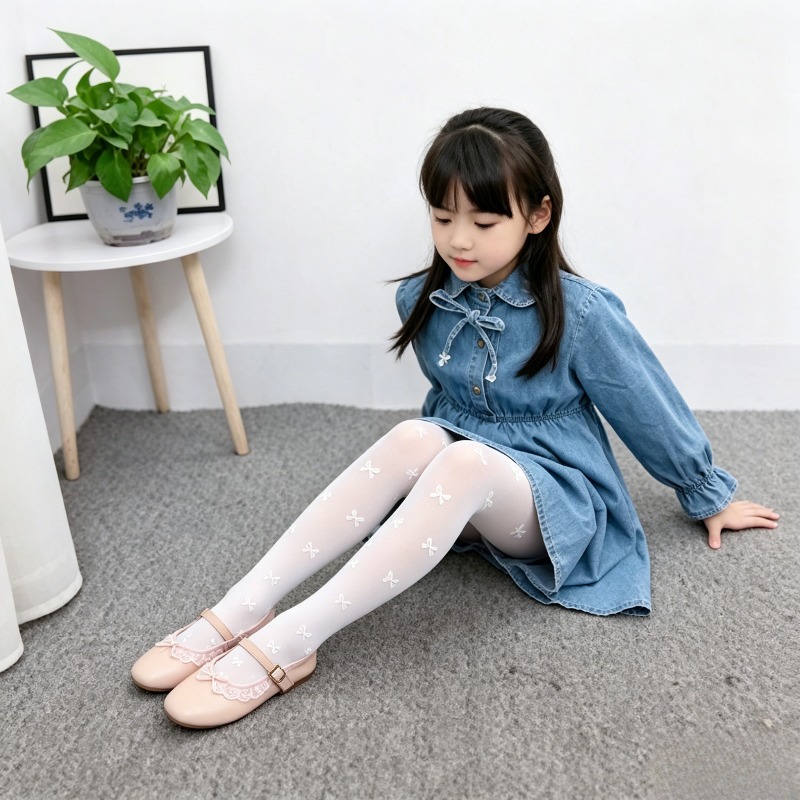 Ballet 10D Heart Bow Decor Sum - Tights Pantyhose Sheer ulasan dan harga