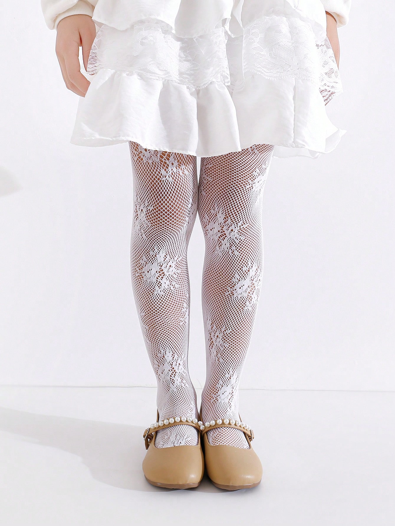 2Pack Kid Hollow Fishnet Tight - Tights Pantyhose Sheer ulasan dan harga