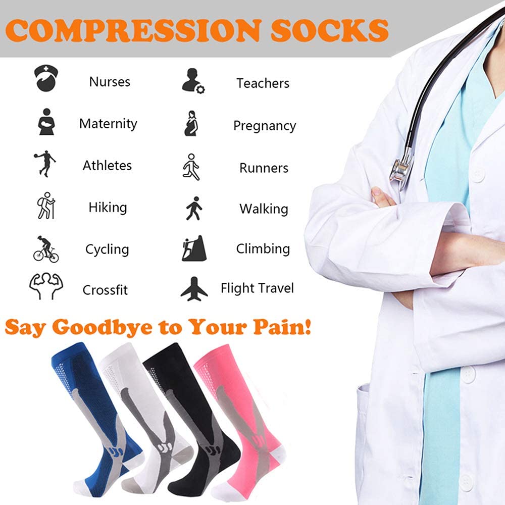 Brothock 3 Pairs For Dropshipp - Compression Sock Medical ulasan dan harga